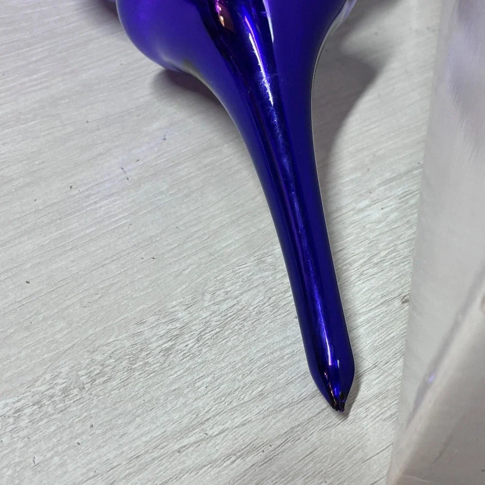 Department 56 Purple Mercury Glass Jumbo Finial Christmas Ornament 17.5